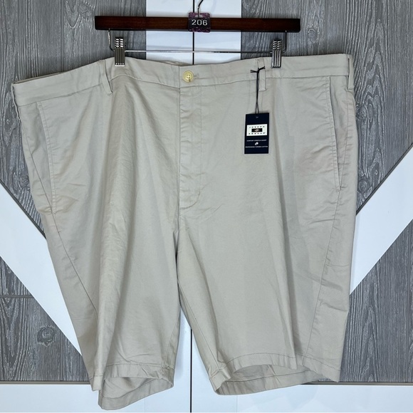 206. NWT Jos. A. Bank Flat Front Stretch Twill Shorts waist 46 - Picture 4 of 7